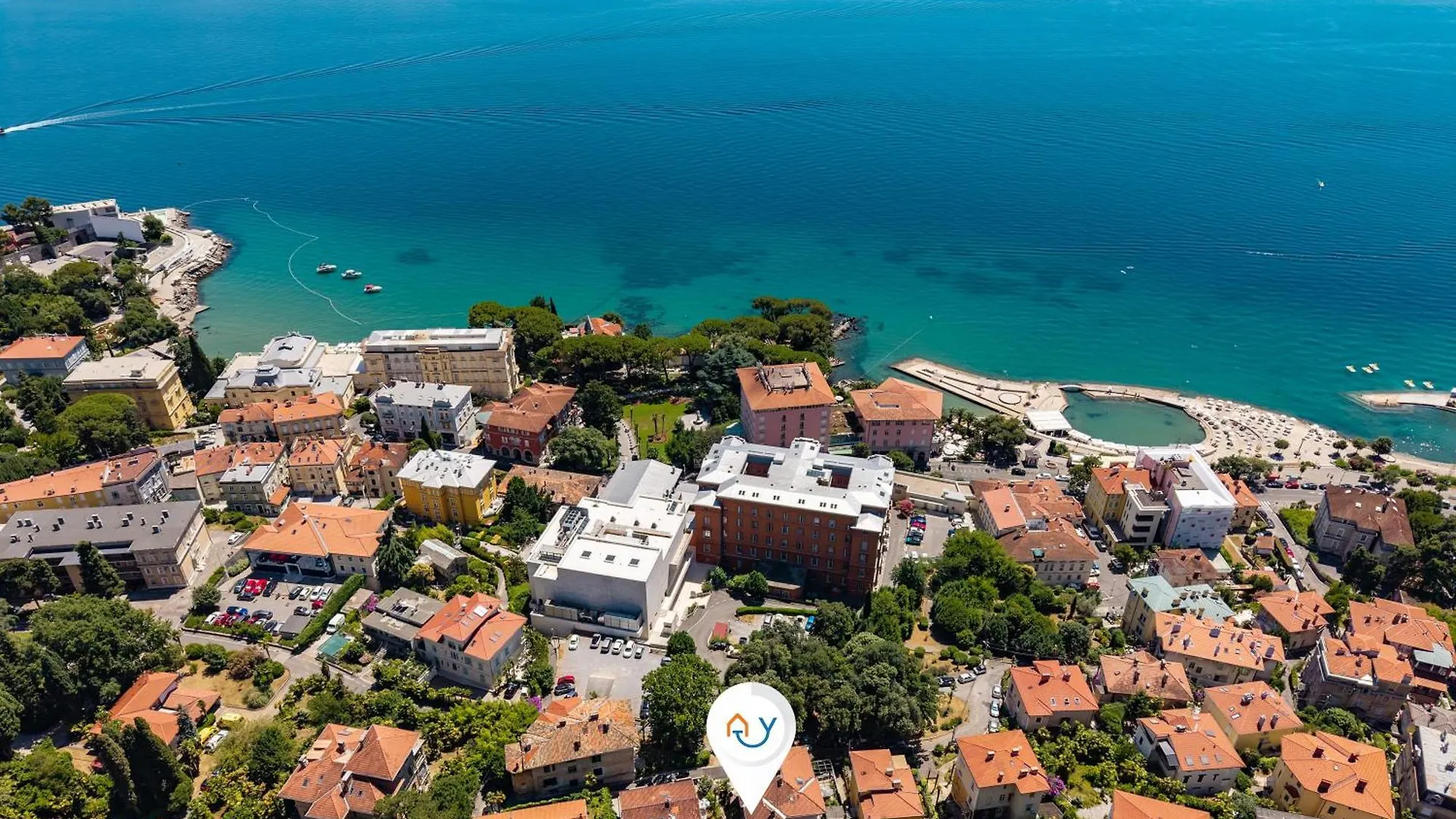 Sea And City Retreat Opatija - Happy Rentals location
